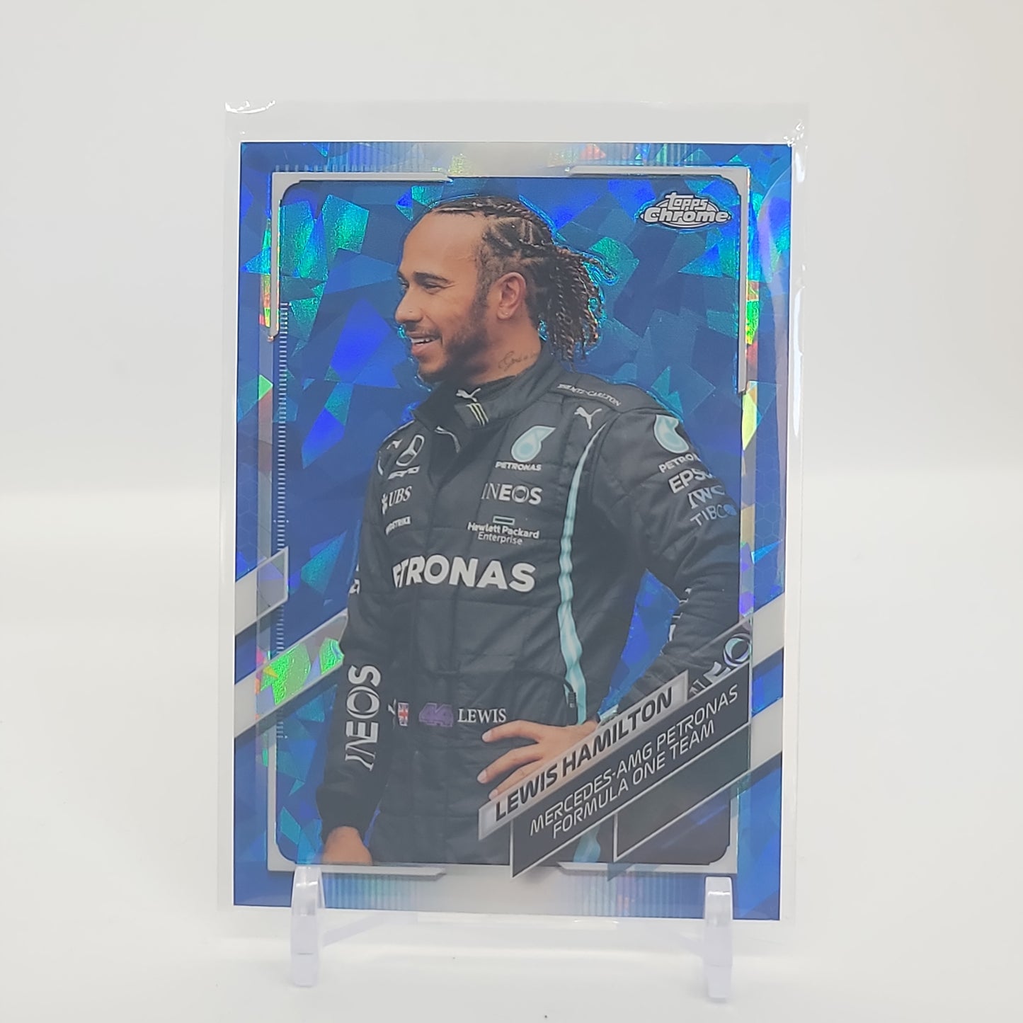 Lewis Hamilton Topps Chrome SAPPHIRE Formula 1 Base Card #40