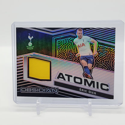 Eric Dier Atomic /75 2021-22 Panini Obsidian Soccer Card No. AM-ED