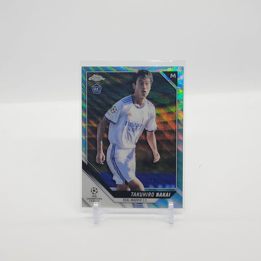 Takuhiro Nakai RC Refractor /199 2021 Topps Chrome UEFA Champions League Card No. 157