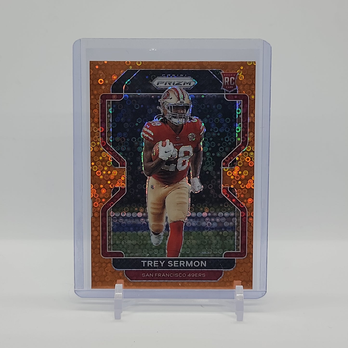 Trey Sermon Orange Disco Prizm RC Panini Prizm 2021 Card No. 354