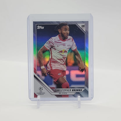 Christopher Nkunku Silver Foil /75 2021-22 Topps UEFA Champions League Card No. 2