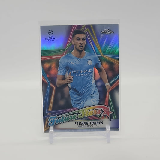 Ferran Torres Future Stars Chrome Insert Card #FS-14