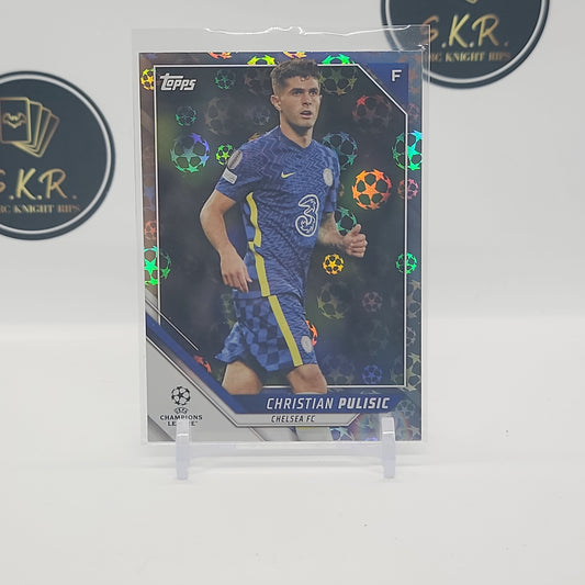 Christian Pulisic Starball Foil 2021-22 Topps UEFA Champions League Card No. 143