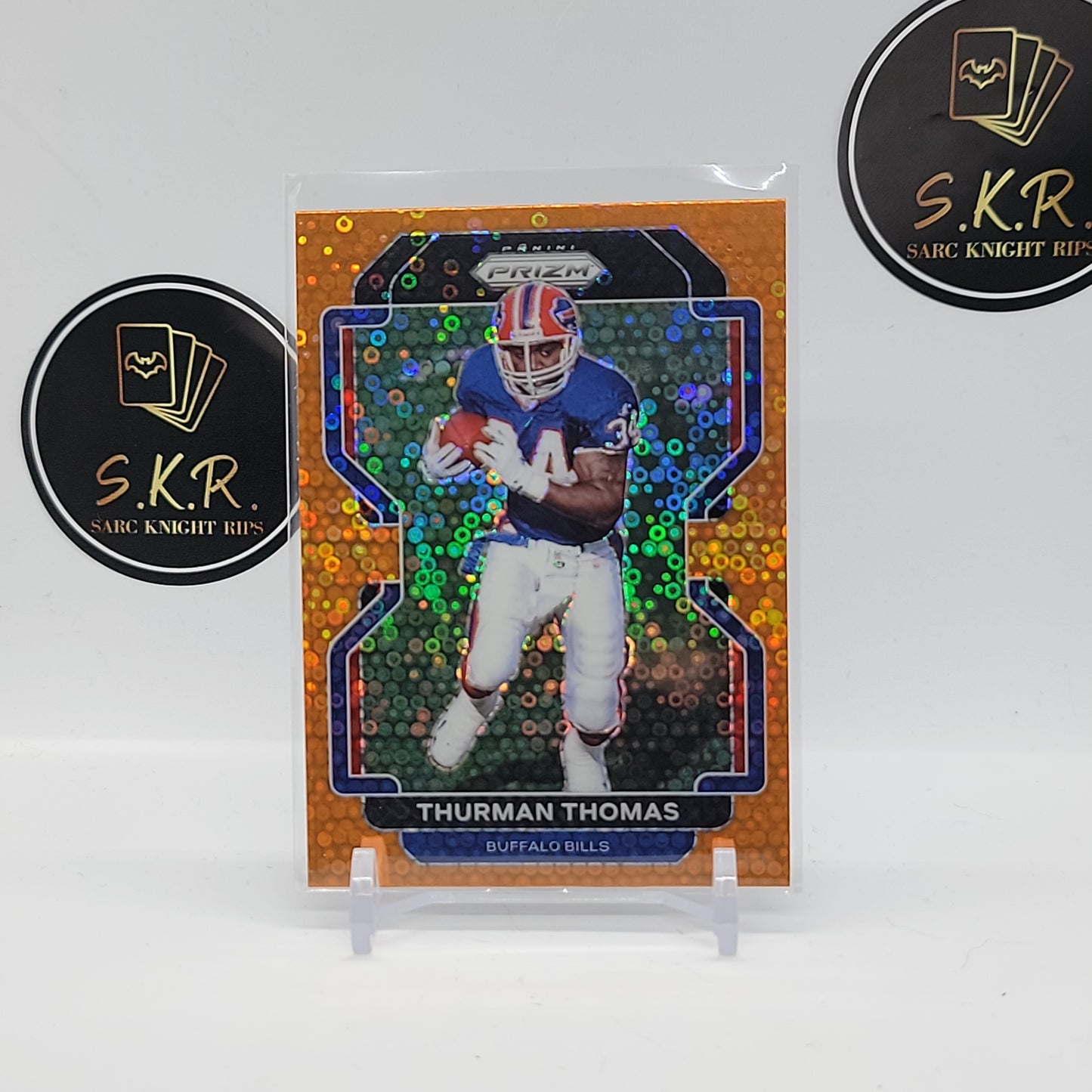 Thurman Thomas Orange Disco Prizm #123