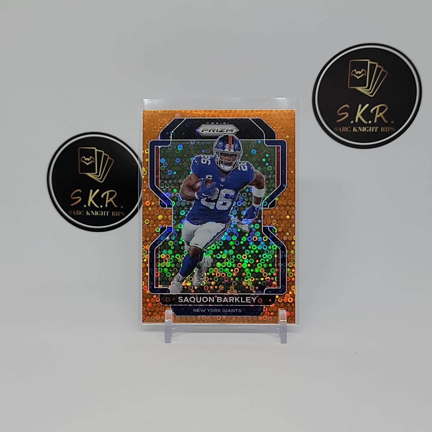 Saquon Barkley Orange Disco Prizm #232