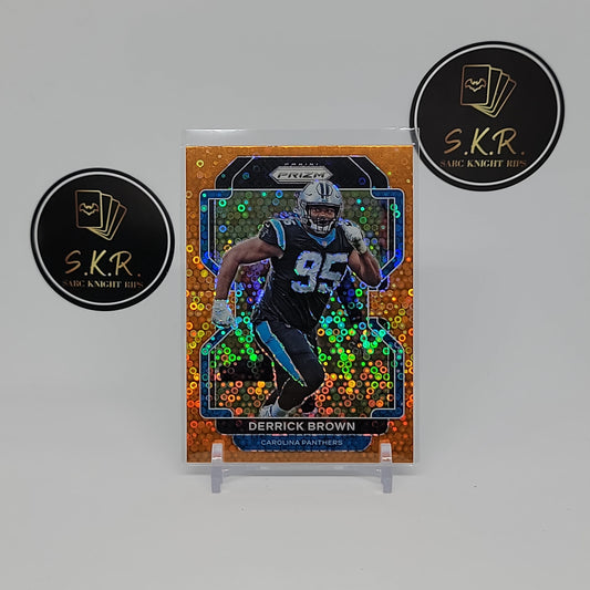 Derrick Brown Orange Disco Prizm #317