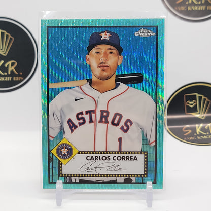 Carlos Correa Aqua Wave Refractor #274