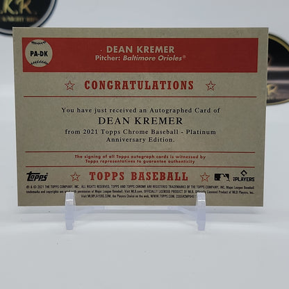 Dean Kramer RC On Card Auto #PA-DK