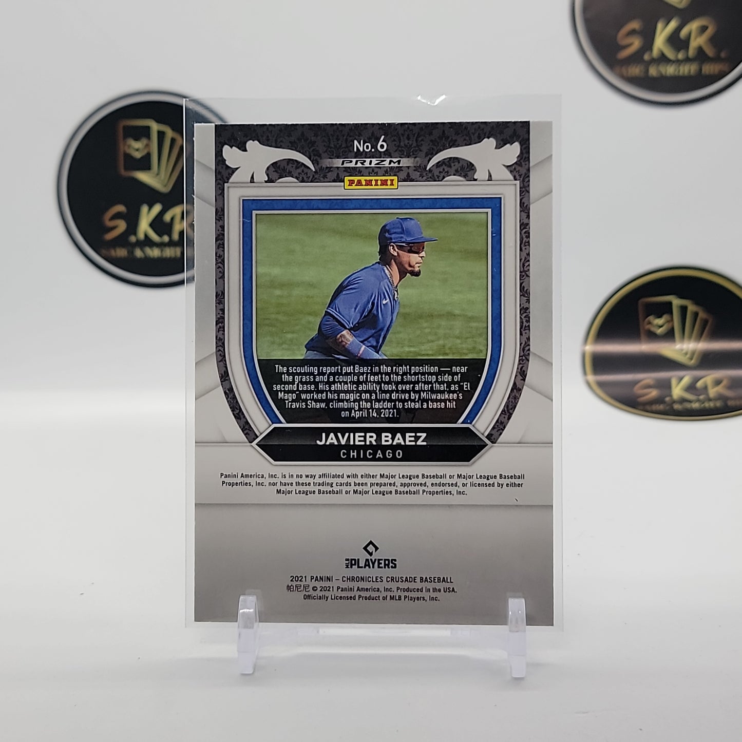 Javier Baez Crusade Silver Holo PRIZM #6