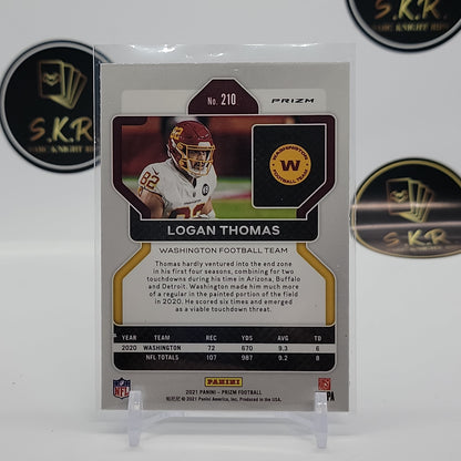 Logan Thomas Silver PRIZM #210