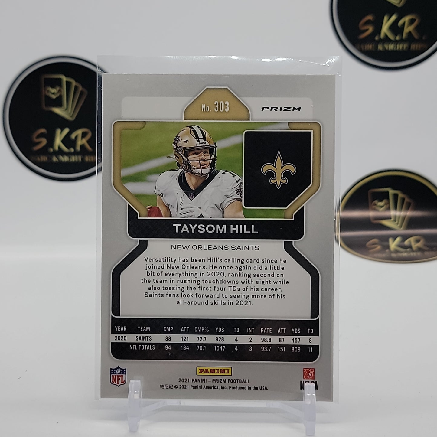 Taysom Hill Silver PRIZM #303