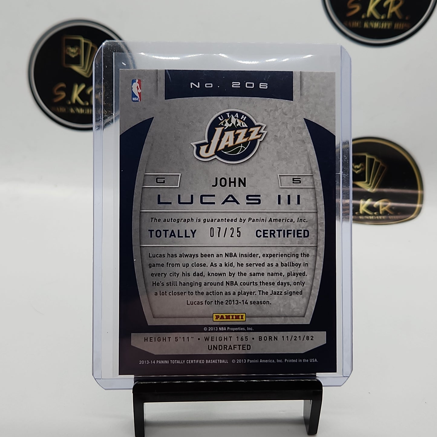 John Lucas III Auto /25 #206