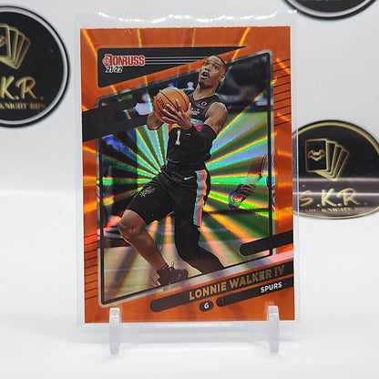 Lonnie Walker IV Orange Laser Parallel #25