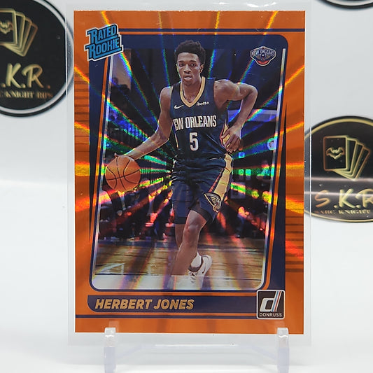 Herbert Jones Rated Rookie Orange Laser Parallel #207