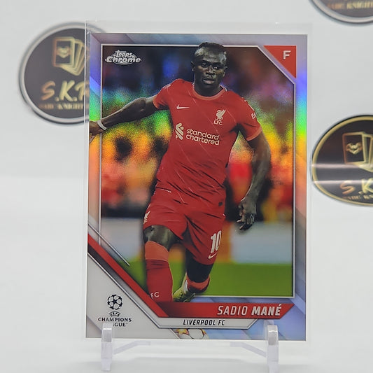 Sadio Mane Silver Chrome Refractor Card #110