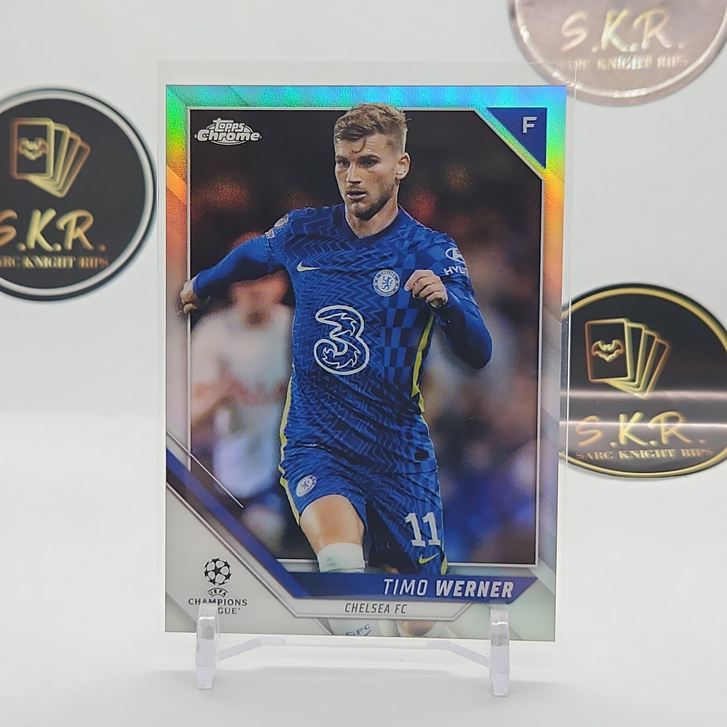 Timo Werner Silver Refractor Card #74