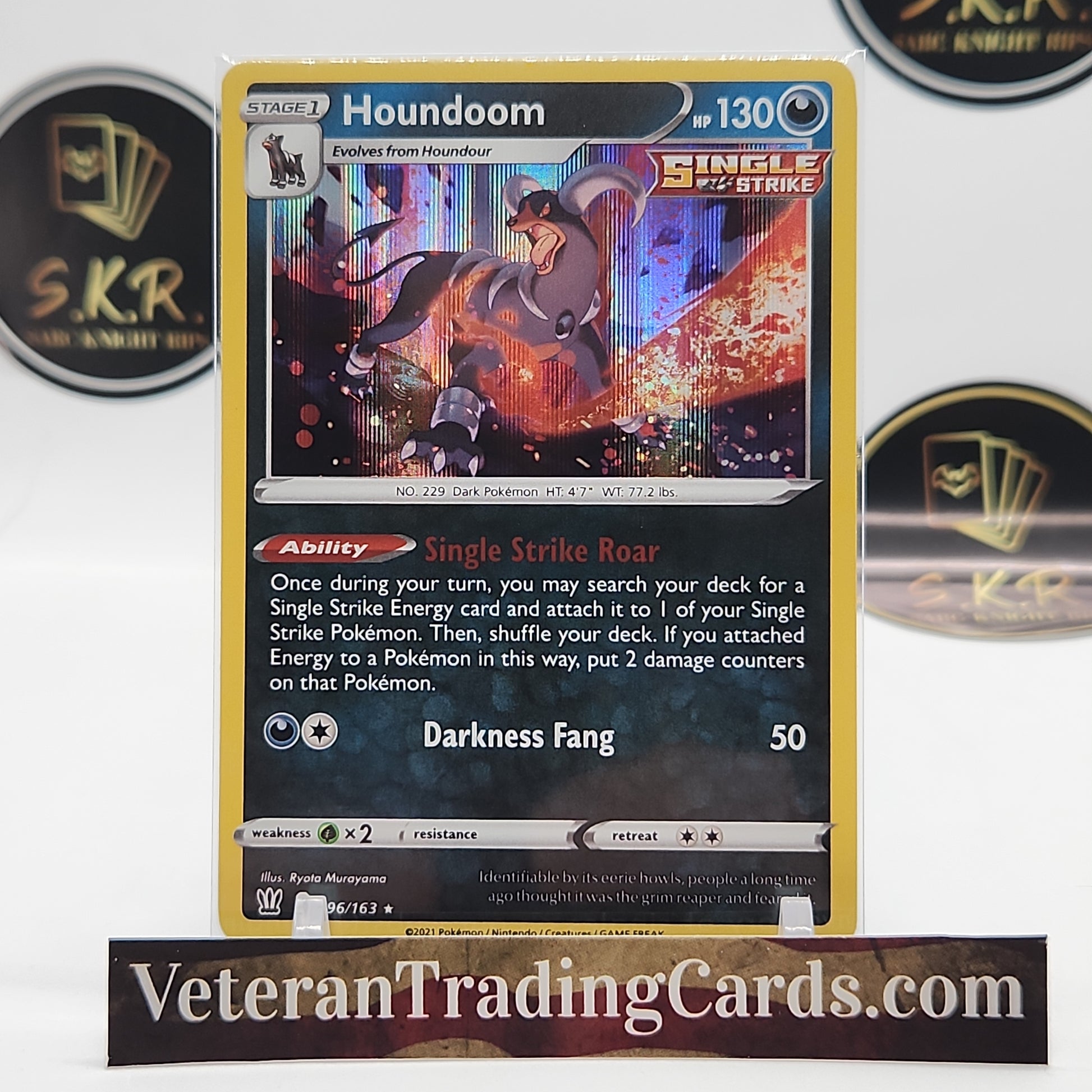 Houndoom Single Strike Holo 096/163 VTC Houndoom Single Strike Holo 096/163 VTC