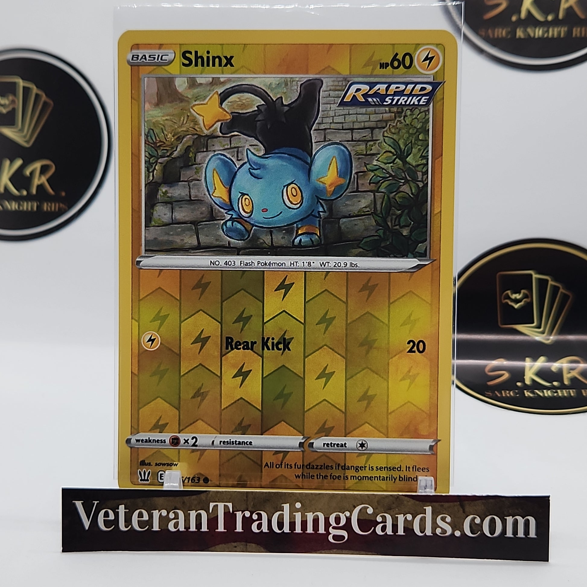 shinx pokemon card price Shinx Rapid Strike Reverse Holo 046/163 – VTC