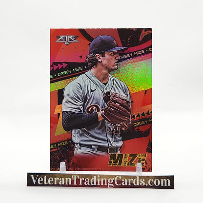 Casey Mize Red Flame Foil Card #16