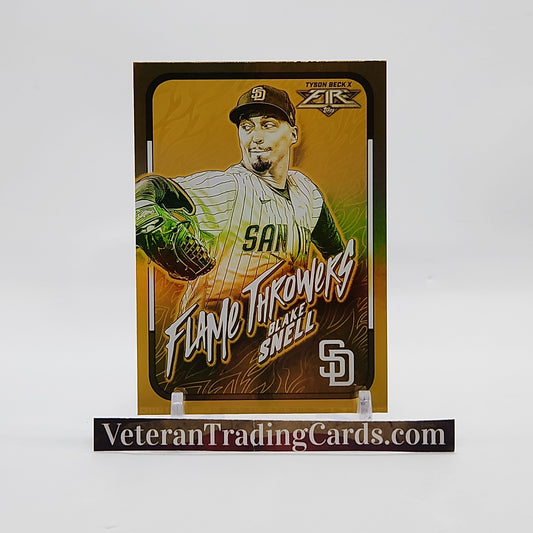 Blake Snell Gold Minted Flame Throwers #FT-15