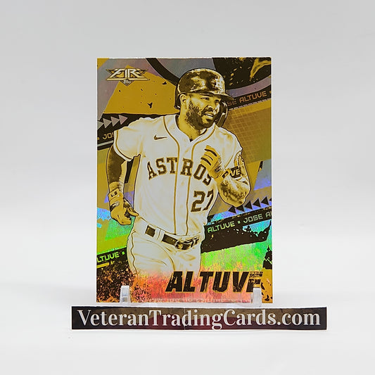 Jose Altuve Gold Minted Base Card #48