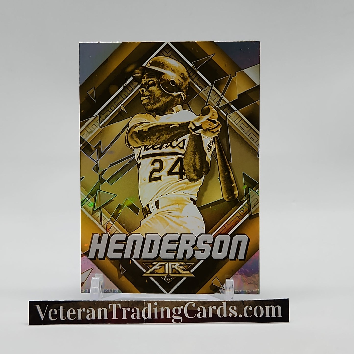 Ricky Henderson Gold Minted Base Card #145