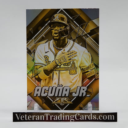 Ronald Acuna Jr Gold Minted Base Card #1