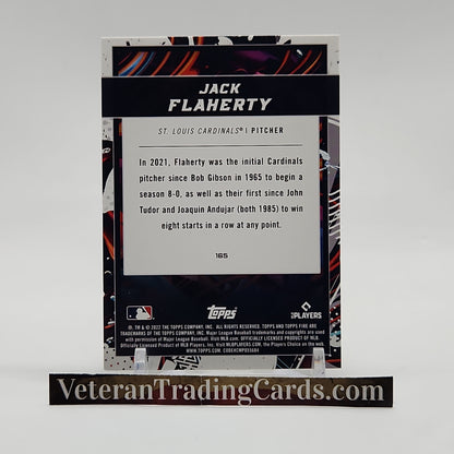 Jack Flaherty Gold Minted Base Card #165