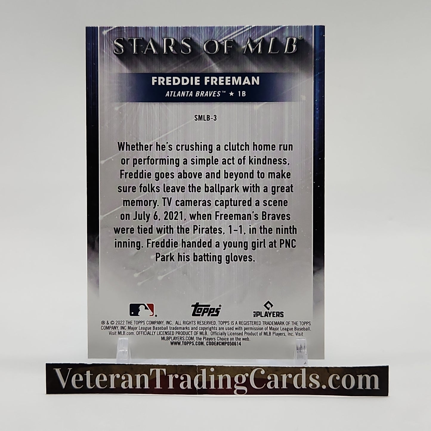 Freddie Freeman Stars of MLB Holo Card #SMLB-3