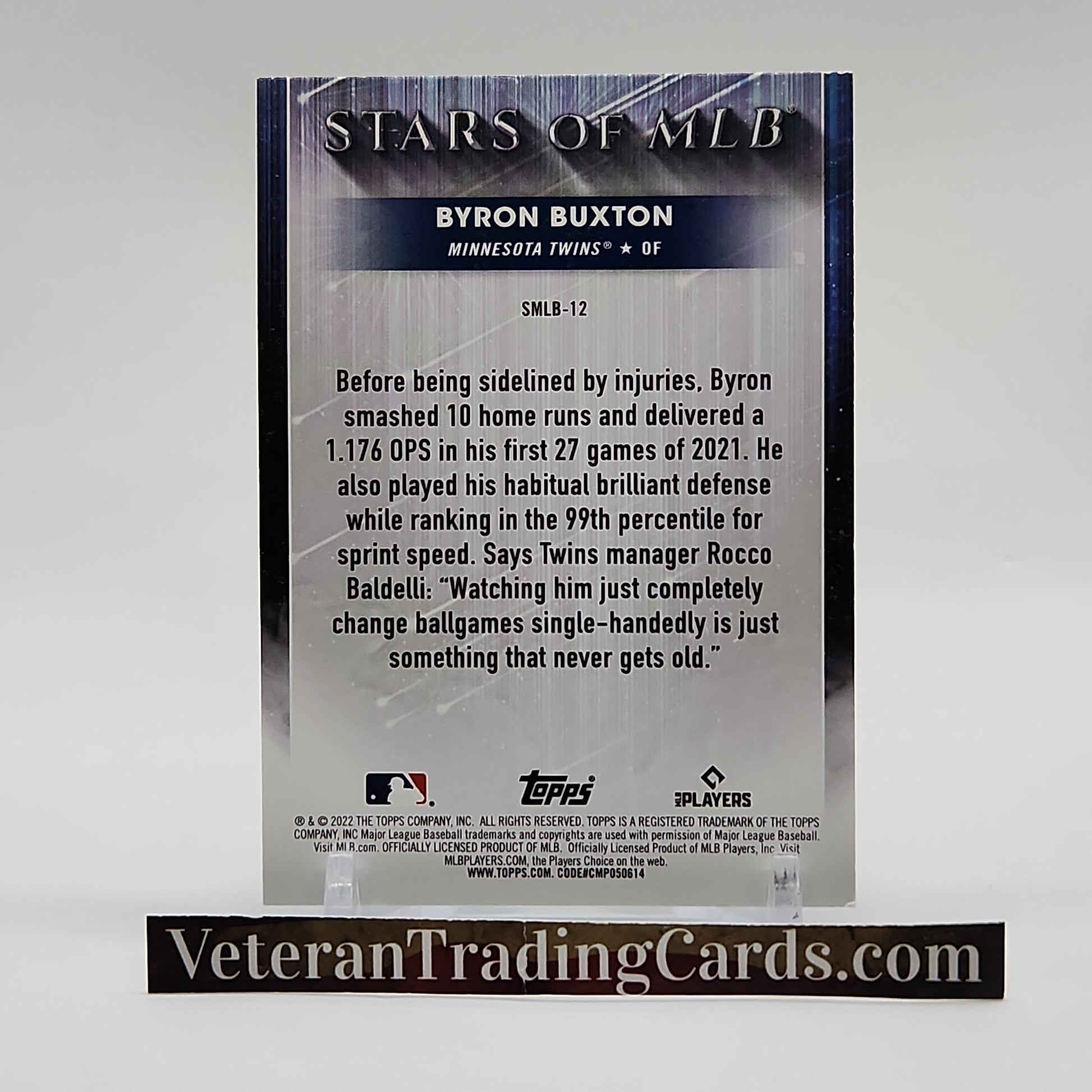 2022 Topps Byron Buxton Stars Of MLB Minnesota Twins Baseball Card #  SMLB-12