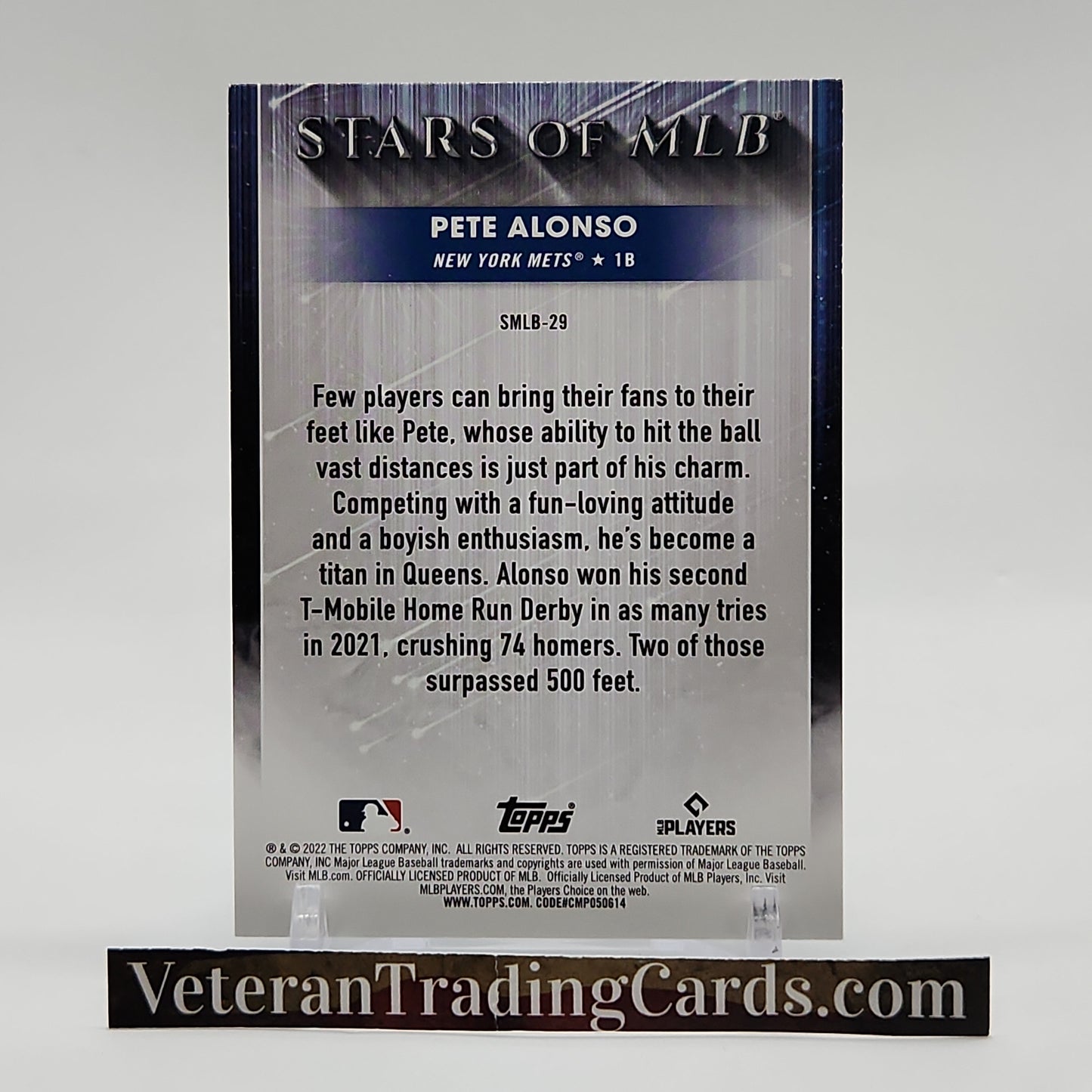 Pete Alonso Stars of MLB Holo Card #SMLB-29