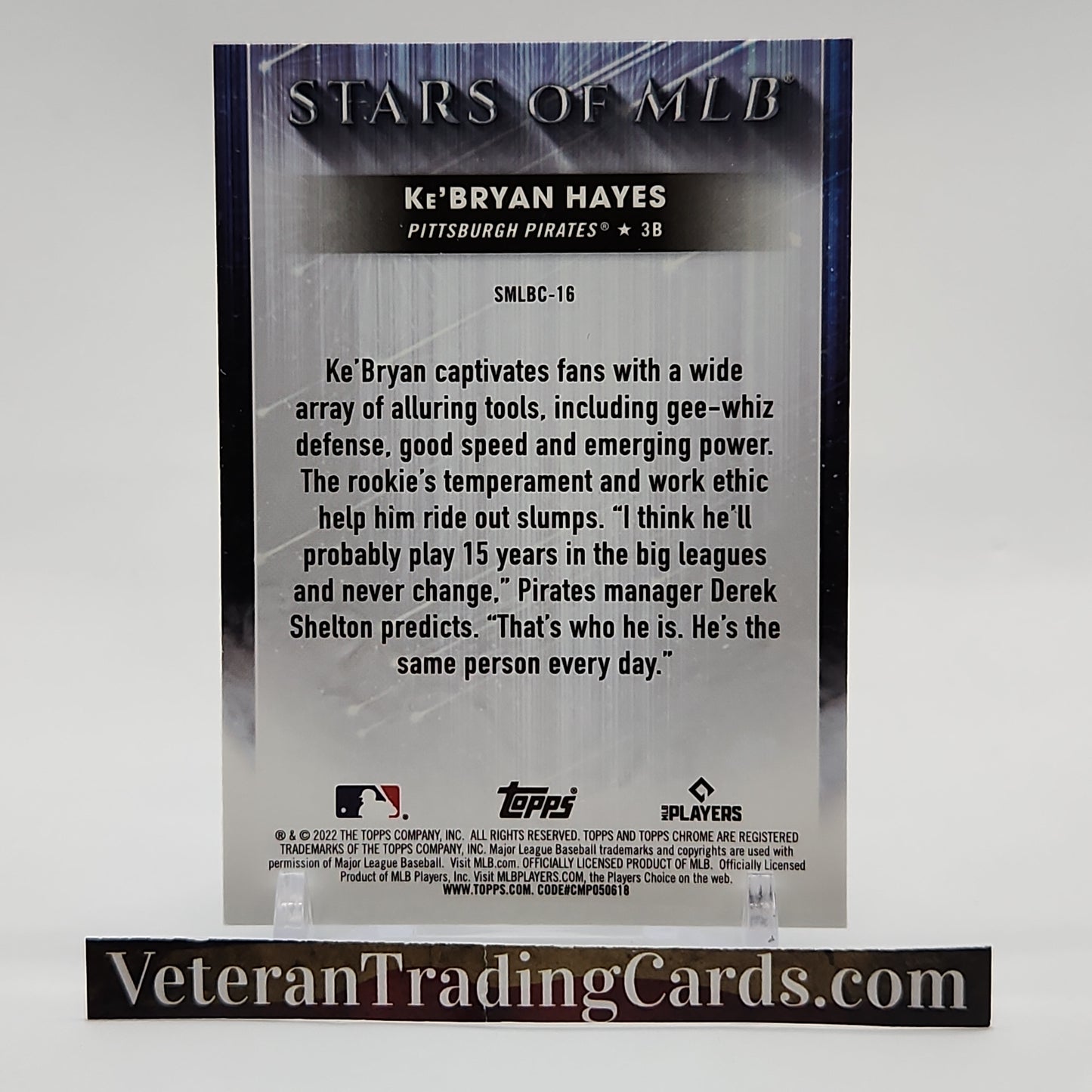 Ke'Bryan Hayes Chrome Stars of MLB Holo Card #SMLBC-16