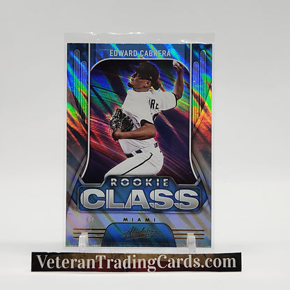 Edward Cabrera Rookie Class Lava Holo Card #RC-11