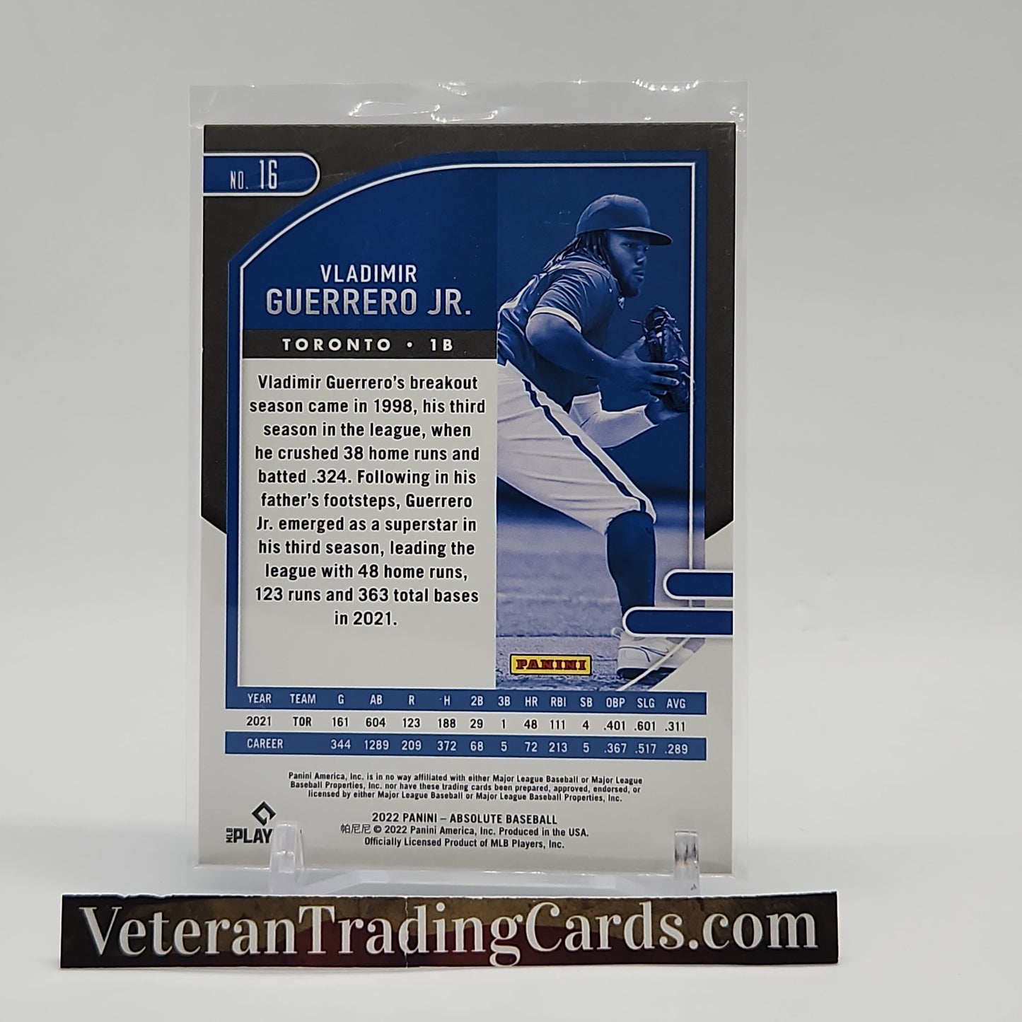 Vladimir Guerrero Jr. Holo Silver /199 Card #16