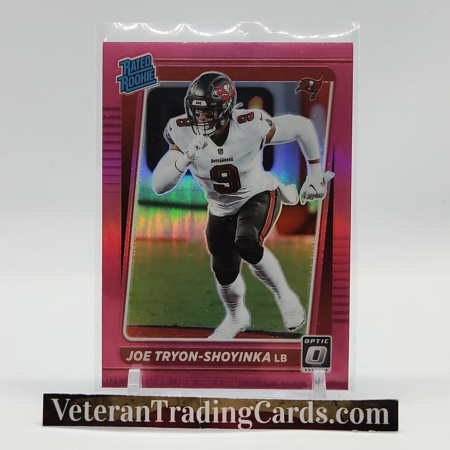 Joe Tryon-Shoyinka Rated Rookie Pink Prizm Optic Card #255