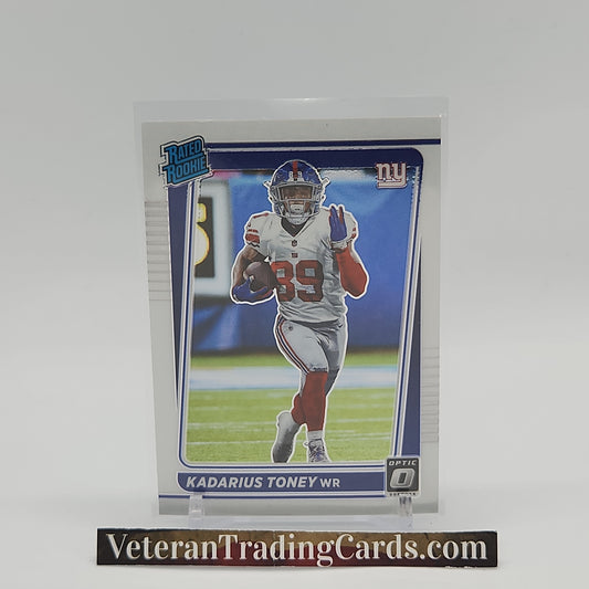 Kadarius Toney Rated Rookie Optic Base Card #212