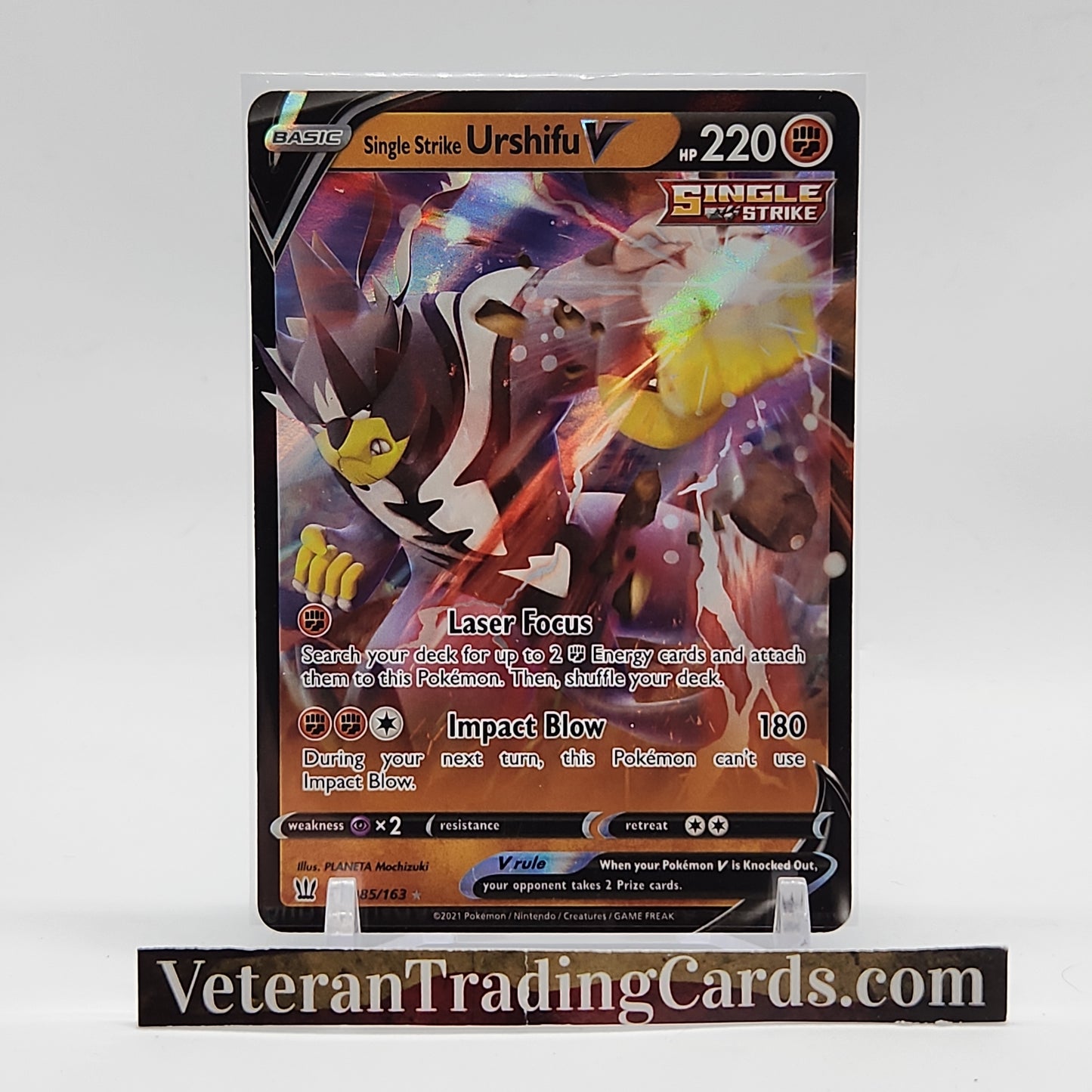 Single Strike Urshifu V Full Art Holo 085/163