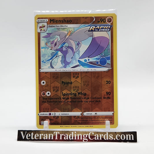 Mienshao Rapid Strike Reverse Holo 077/163