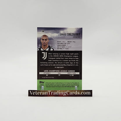 David Trezeguet Stadium Club Chrome Card #38