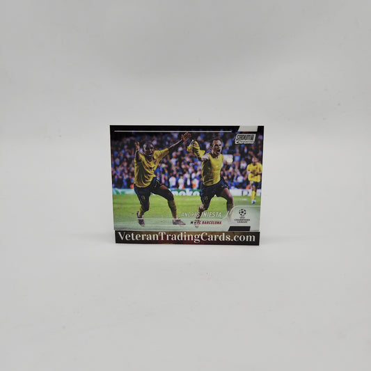 Andres Iniesta Stadium Club Chrome Card #8