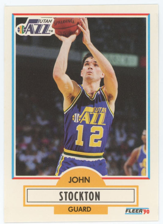 John Stockton 1990 Fleer Card # 189