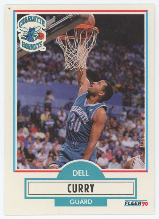 Dell Curry 1990 Fleer Card # 18