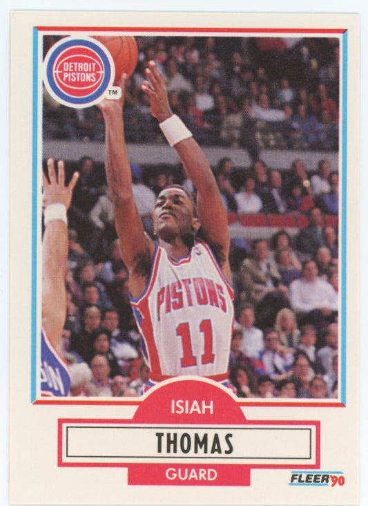 Isiah Thomas 1990 Fleer Card # 61
