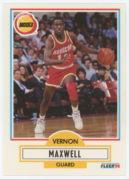 Vernon Maxwell 1990 Fleer Card # 72