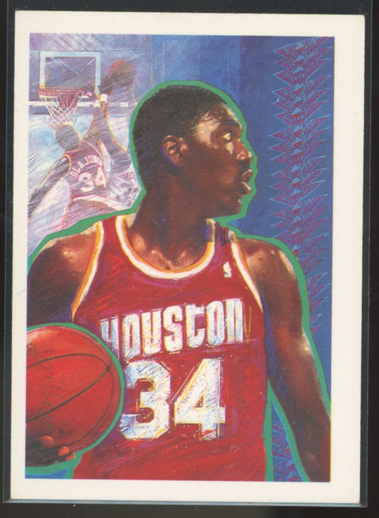 Akeem Olajuwon 1990 Hoops Card # 364