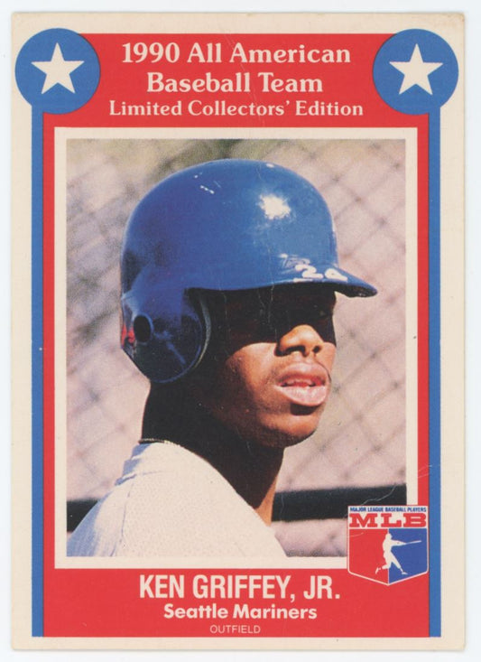 Ken Griffey Jr. 1990 MSA All-American Baseball Team Card # 17