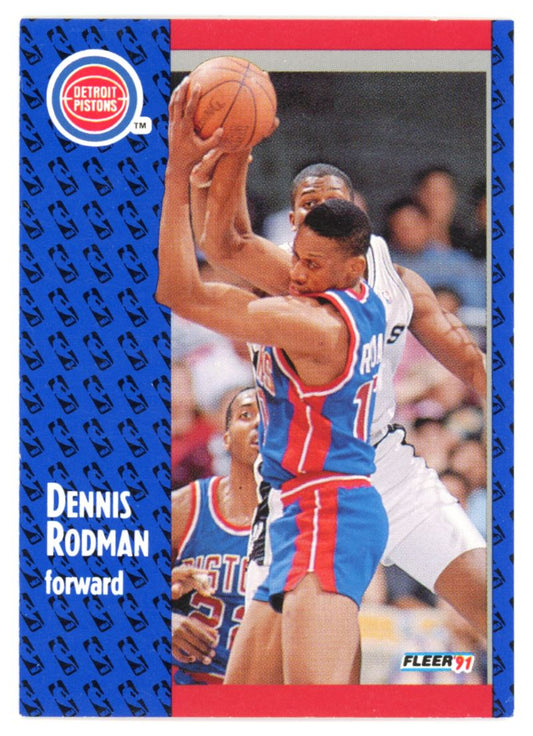 Dennis Rodman 1991 Fleer Card # 63