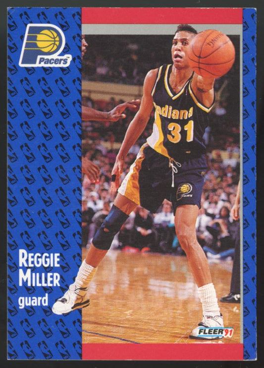 Reggie Miller 1991 Fleer Card # 83