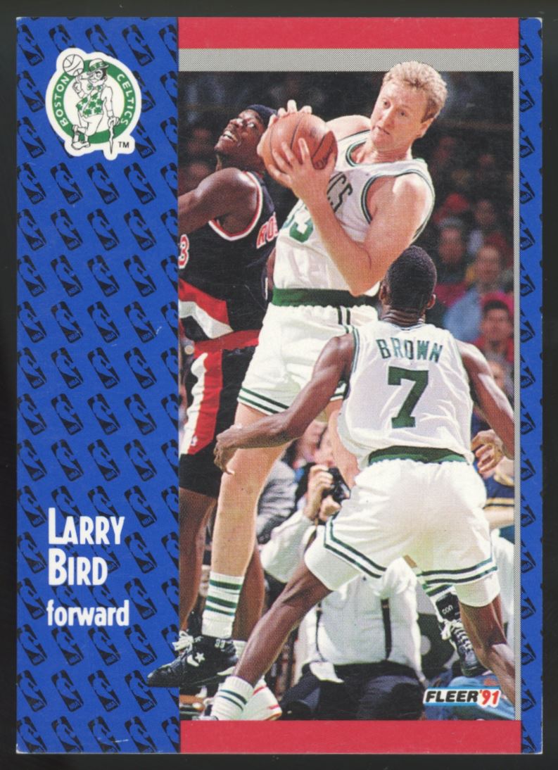 Larry Bird 1991 Fleer Card # 8