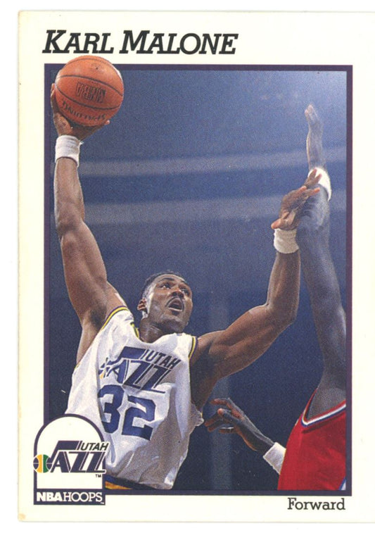Karl Malone 1991 Hoops Card # 211